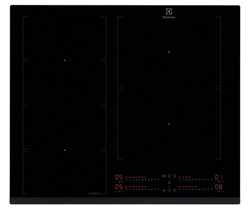 Electrolux EIV64453 Black Built-in 60 cm Zone induction hob 4 zone(s)