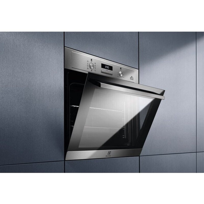 Built-in oven Electrolux EOD3H70X STEAM, 72, Push buttons, A, Water cleaning