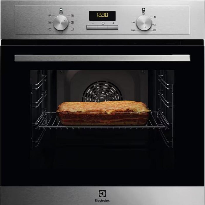 Built-in oven Electrolux EOH3F00BX , 65 , А , Water cleaning , Mechanical