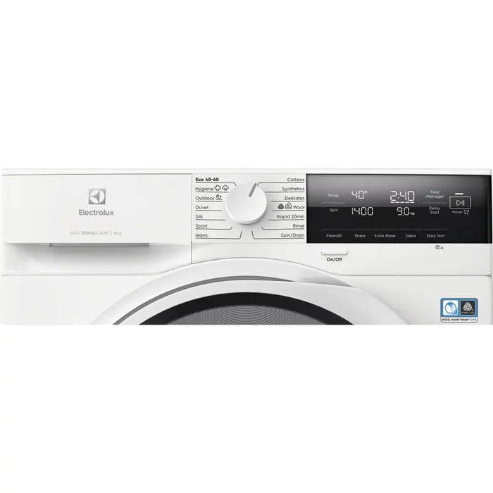 Washing machine ELECTROLUX EW6F3494E, 9 kg, 1400 rpm.