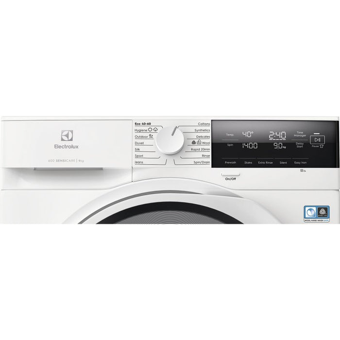 Washing machine ELECTROLUX EW6F3494E, 9 kg, 1400 rpm.