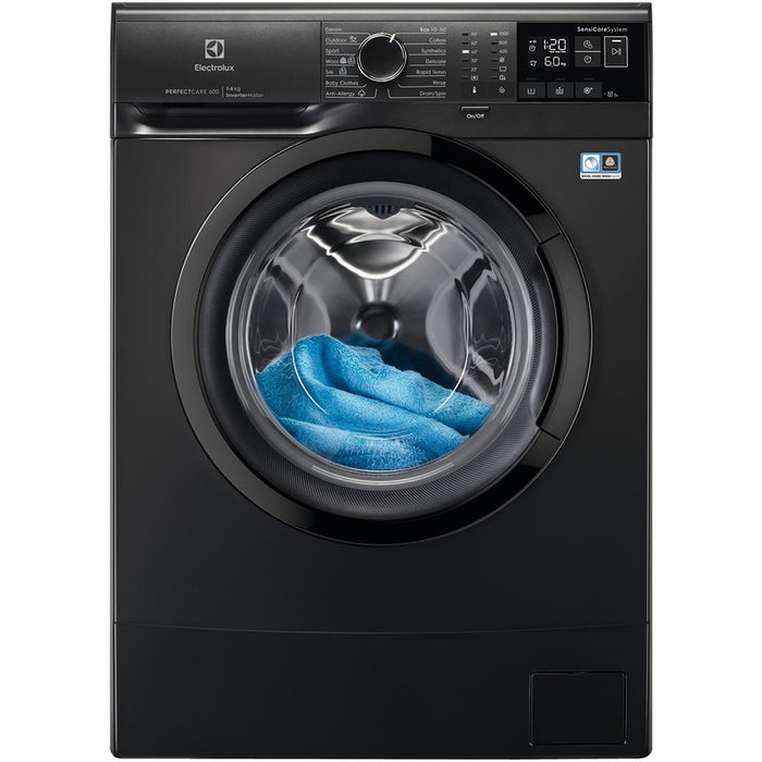 Washing machine ELECTROLUX EW6SM406BXE, 6 kg, 1000 rpm, 41 cm.