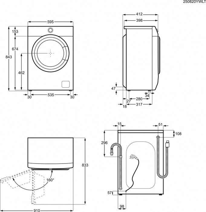 Washing machine Electrolux EWS6306DXE