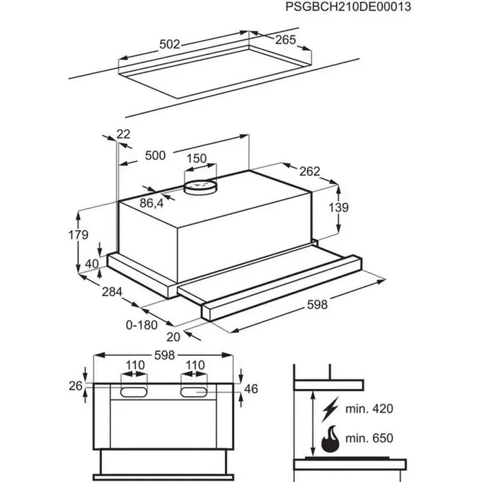 Hood Electrolux LFP326FB