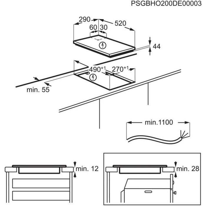 Built-in hob ELECTROLUX LIT30230C