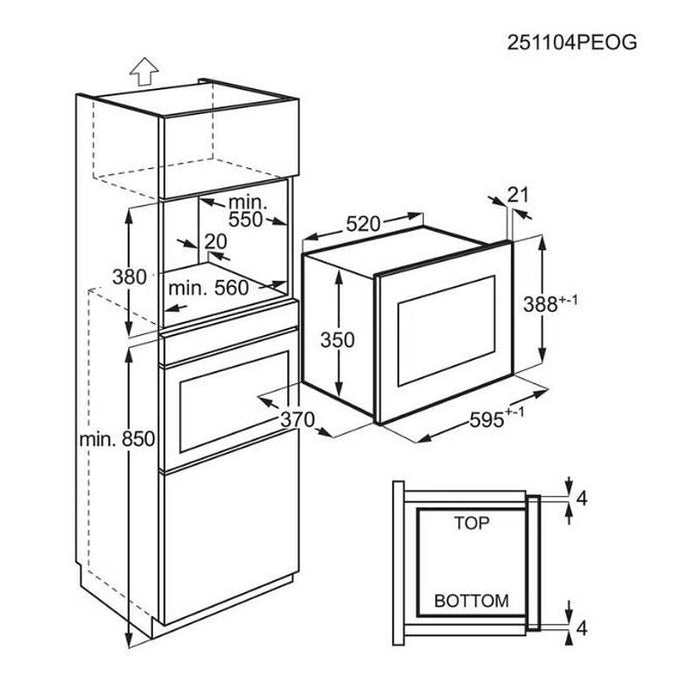 Built-in microwave oven Electrolux LMS4253TBX, 23, Sensor