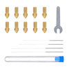 ELEGOO Neptune 4 / 4 Pro Brass Nozzle Set (0.2 mm x2, 0.4 mm x4, 0.6 mm x2, 0.8 mm x2)