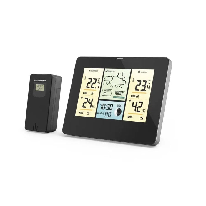 Електронна метеостанция с приложение HAMA WLAN 176596 - Метео - станции и термометри<<<Продукти за дома<<<ValiAPI