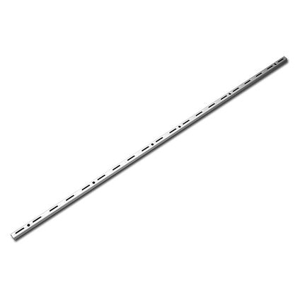 WALL RAIL 1 ROW OPEN WHITE ELEMENT SYSTEM