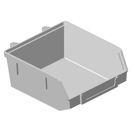 BOX FOR PERFORATED PANEL WHITE ELEMENT SYSTEM