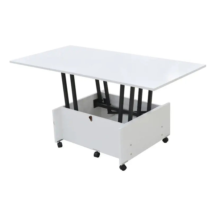 ELEVATING EXTENDABLE DINING TABLE MAGIC 5020 WHITE - Маси<<<Кухненски мебели<<<Кухня<<<Praktiker&&&Маси<<<Мебели и