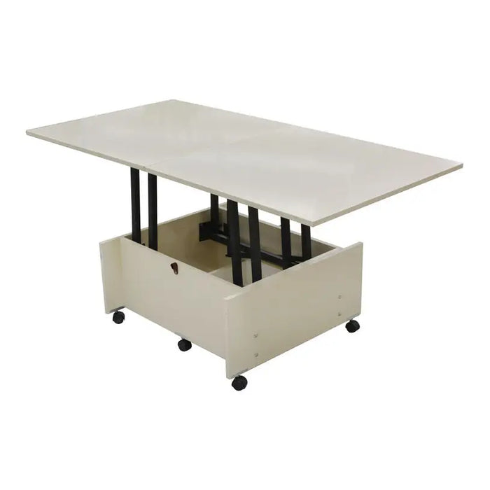 ELEVATING EXTENDABLE DINING TABLE MAGIC 5025 CREAM - Маси<<<Кухненски мебели<<<Кухня<<<Praktiker&&&Маси<<<Мебели и