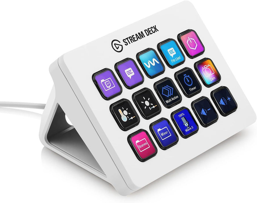 Controller Elgato Stream Deck MK.2 - 15 Customizable LCD Keys White