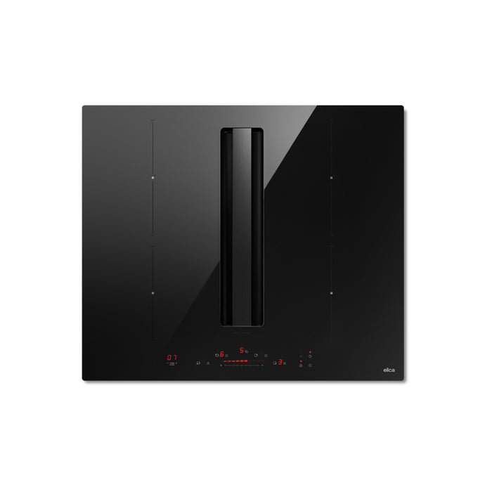 Built-in Induction Cooktop with ELICA NIKOLATESLA ALPHA B BL/A/60 hood