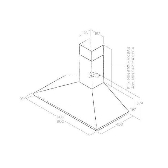 Absorber ELICA MISSY ELX IX/F/60