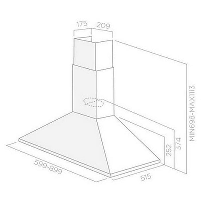 Built-in hood Elica TAMAYA RAIL CR 60