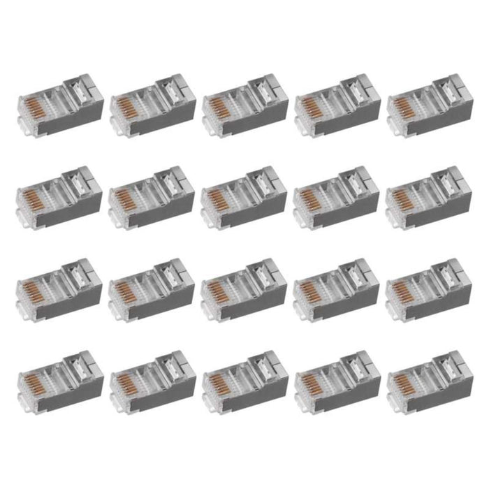 CONNECTOR RJ45 FTP CAT 5E 2 PCS SOLID