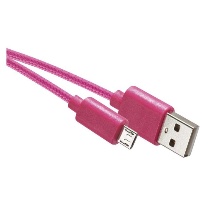 MICRO USB CABLE 2.0,1M PINK