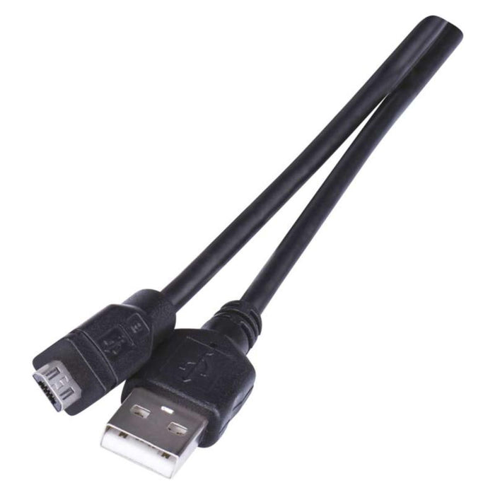 USB A MICRO B CABLE, 2.0 2M, BLACK