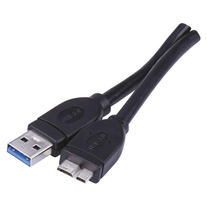 USB A MICRO B CABLE 3.0, 2M, BLACK