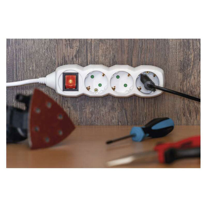 DISCONNECTOR 1.5M WITH 3 SOCKETS AND 16A EMOS SWITCH