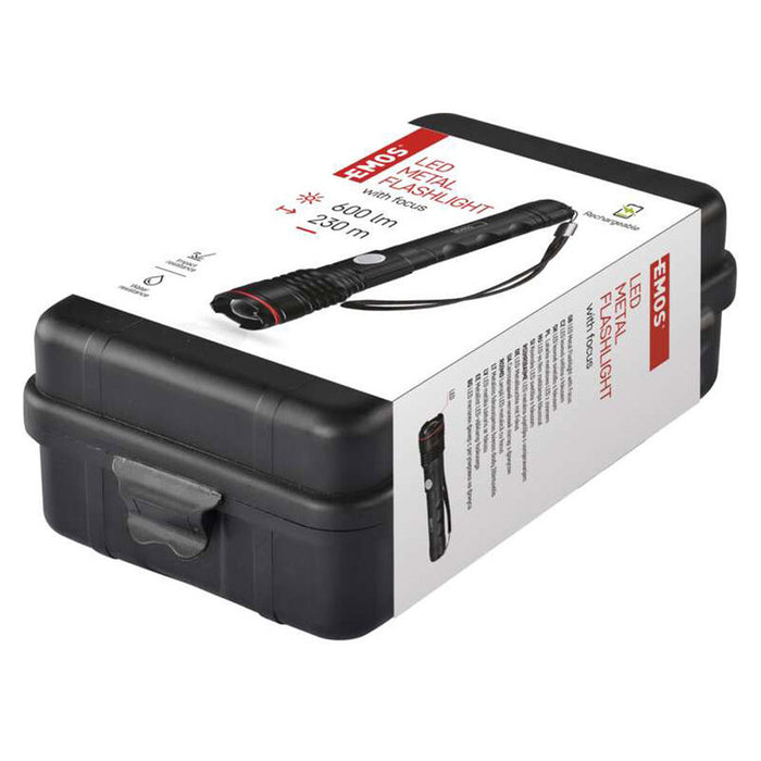 BATTERY METAL LED LANTERN 600 LM IP44 EMOS