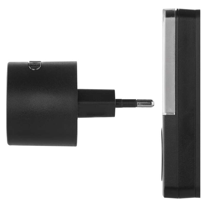 WIRELESS DOORBELL 220V BLACK COMPACT EMOS