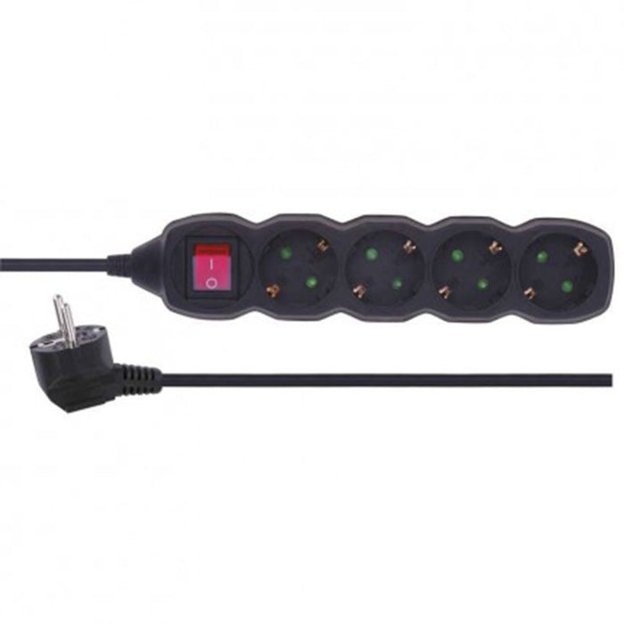 DISCONNECTOR "WITH KEY 3M, 4 SOCKETS" EMOS 4 SOCKETS / 3 M. WITH KEY PC1423