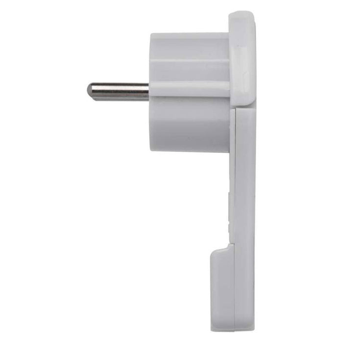 PLUG EMOS FLAT CORNER WHITE P0059