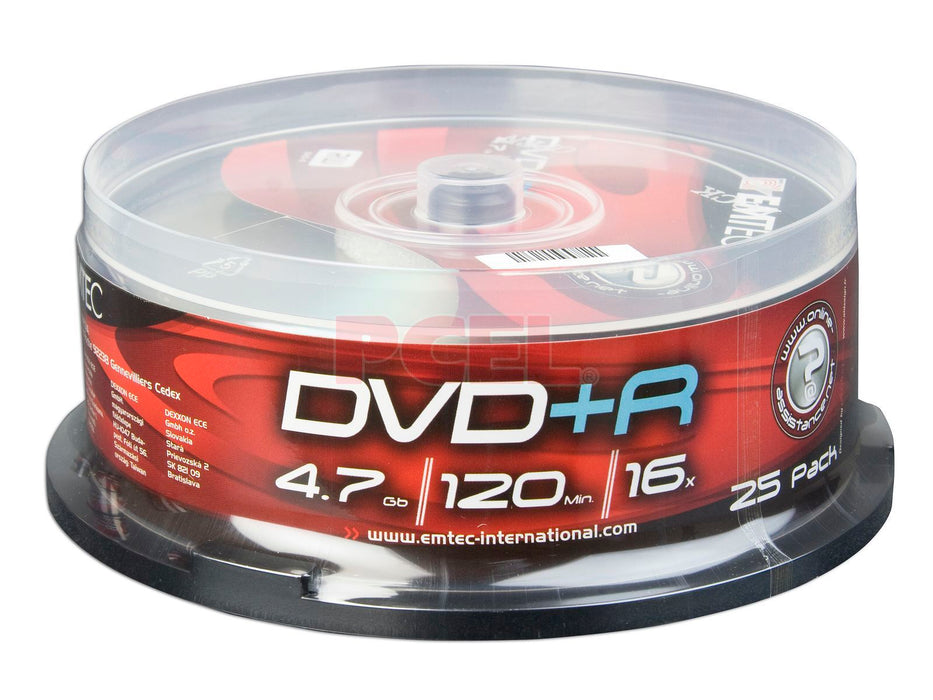 DVD+R Emtec 4.7Gb. / 8X / spindle / 25pcs