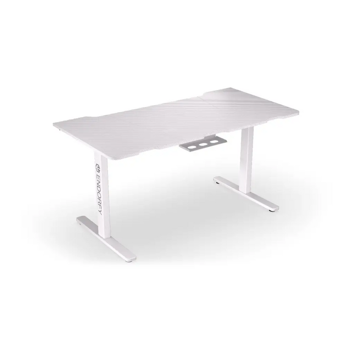 ENDORFY Gaming Desk - Atlas L Electric - Onyx White - Геймърски бюра<<<Геймърска периферия<<<ValiAPI