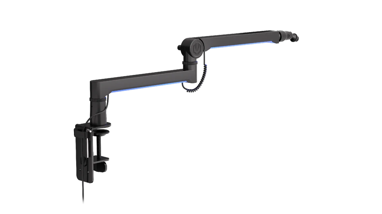 ENDORFY Broadcast Low Profile RGB Boom Arm Microphone Stand