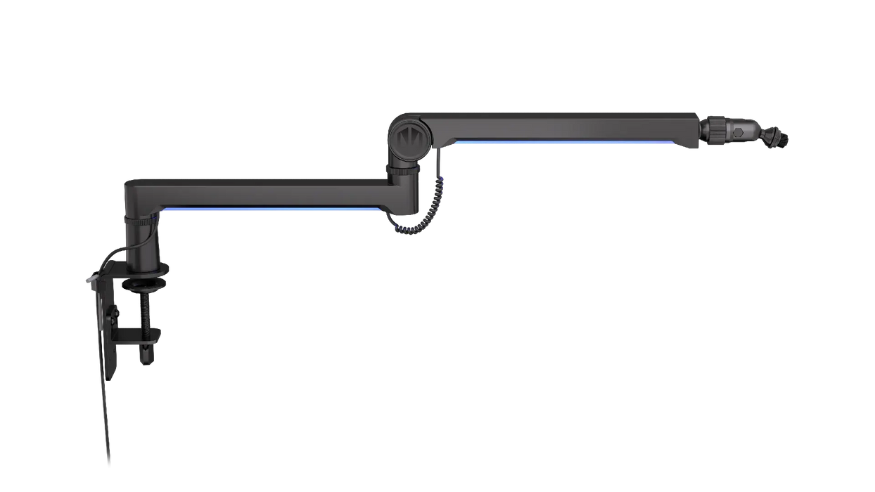ENDORFY Broadcast Low Profile RGB Boom Arm Microphone Stand