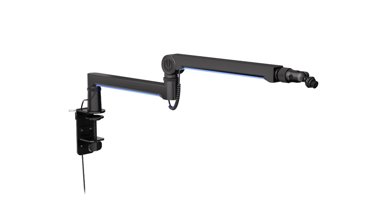 ENDORFY Broadcast Low Profile RGB Boom Arm Microphone Stand