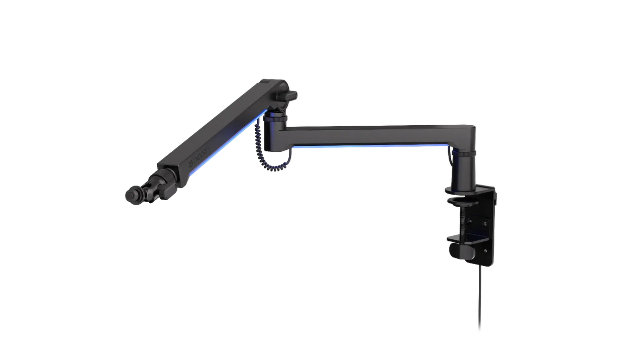 ENDORFY Broadcast Low Profile RGB Boom Arm Microphone Stand