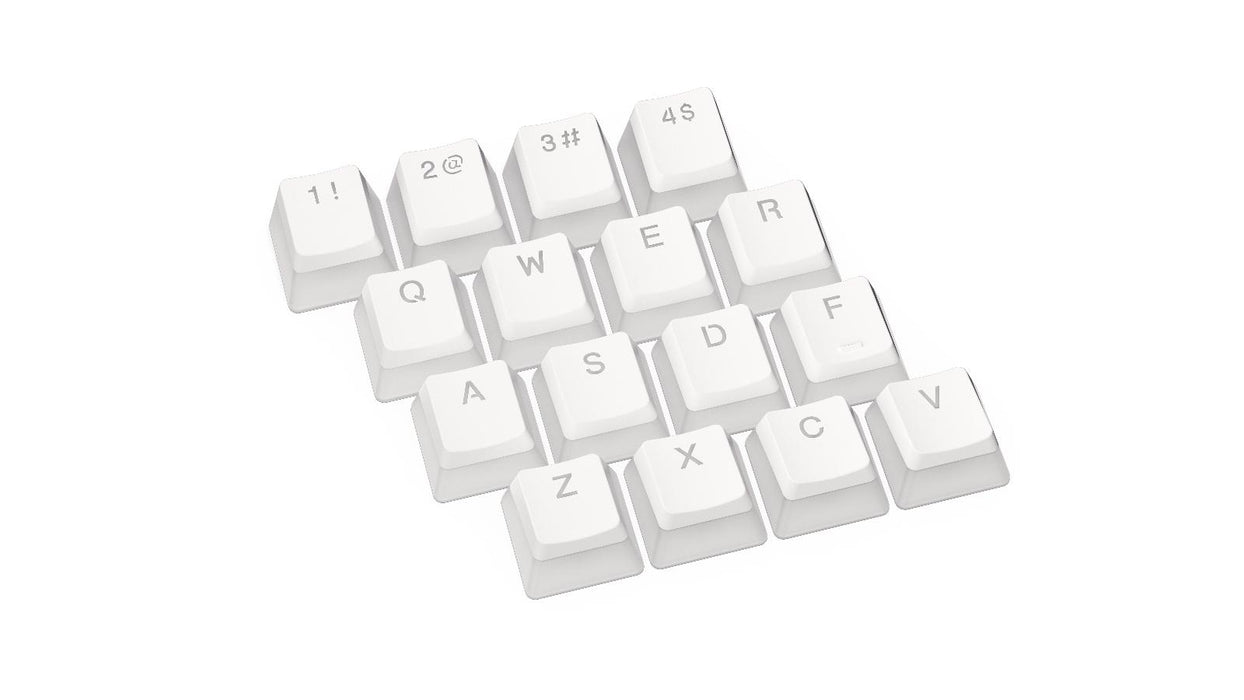 ENDORFY Mechanical Keyboard Caps - 104 pcs PBT, US Layout, Onyx White