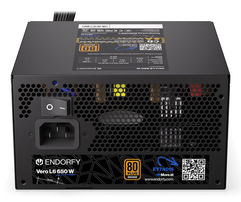 ENDORFY Vero L6 power supply unit 650 W 24-pin ATX ATX Black
