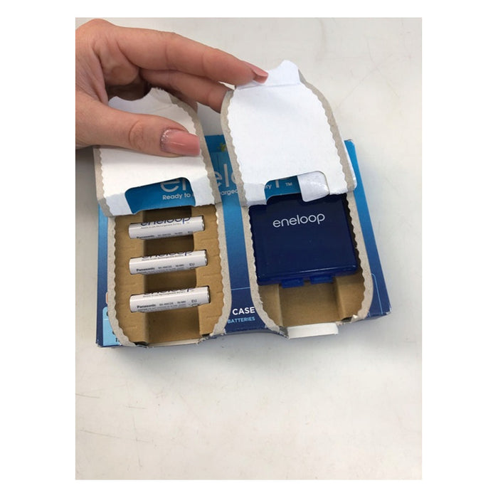 4BP. BATTERIES BLUE CASE AAA 800 ENELOOP