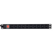 EnerGenie EG-PDU-10C132C19 Power distribution unit (PDU) 10 pcs C13 sockets 1U 16A C20 plug 2 m cable black - PDU power