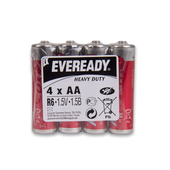 ZINC CHLORIDE BATTERIES SUPER HEAVY DUTY AA SW4 EU EVEREADY