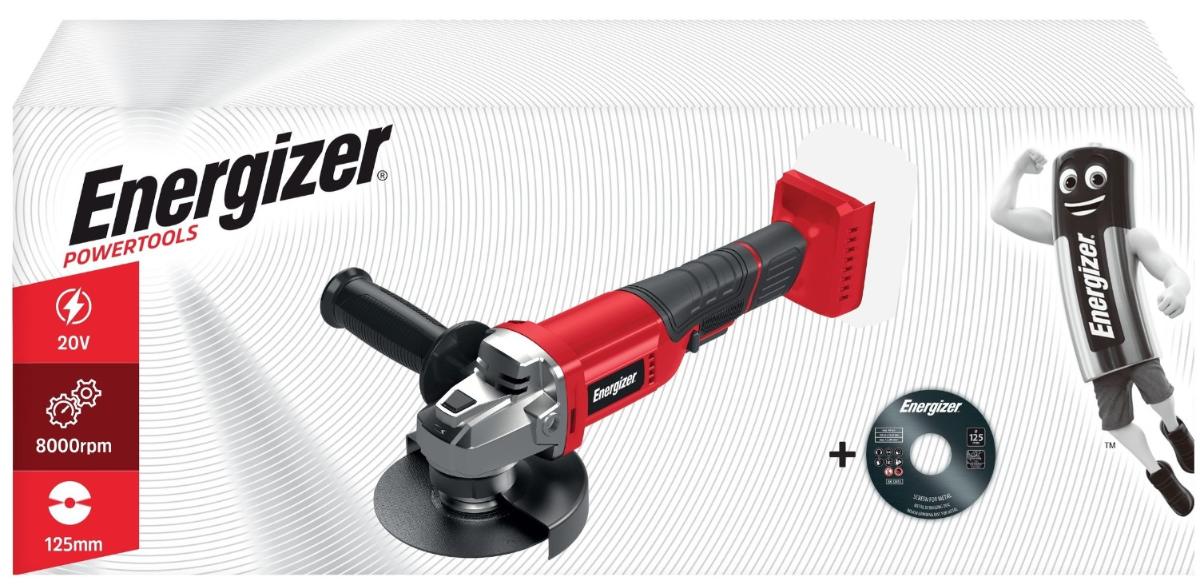 CORDLESS ANGLE GRINDER ENERGIZER 20V
