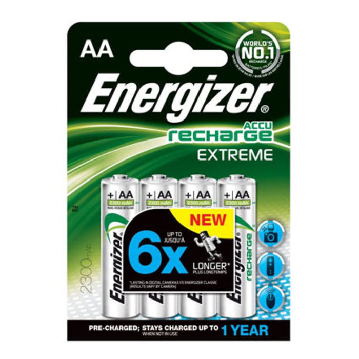 BATTERIES ENERGIZER 4XAA 2300 MAH