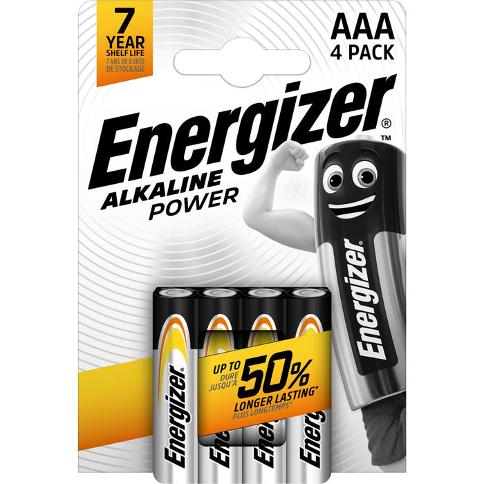 ALKALINE BATTERIES ENR ALKALINE POWER AAA CHP4 ENERGIZER