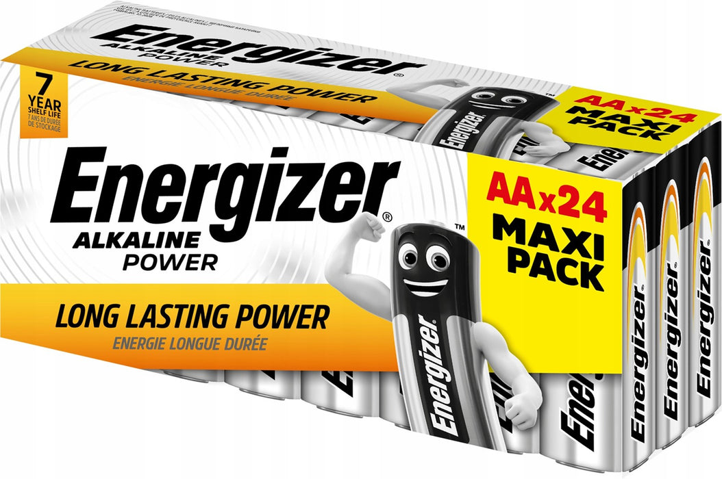 ENERGIZER BATTERIES AP AA LR6 24 PIECES NEW