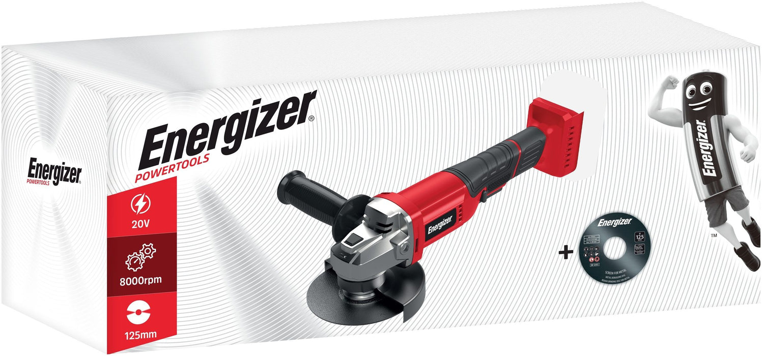 CORDLESS ANGLE GRINDER ENERGIZER 20V