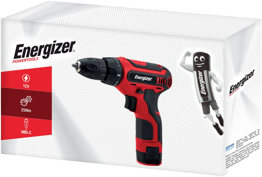 ENERGIZER 12V CORDLESS SCREWDRIVER
