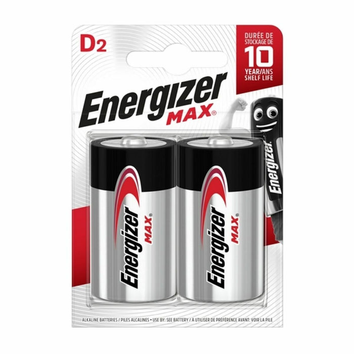 Batteries Energizer MAX – D 1,5 V (2 Units)