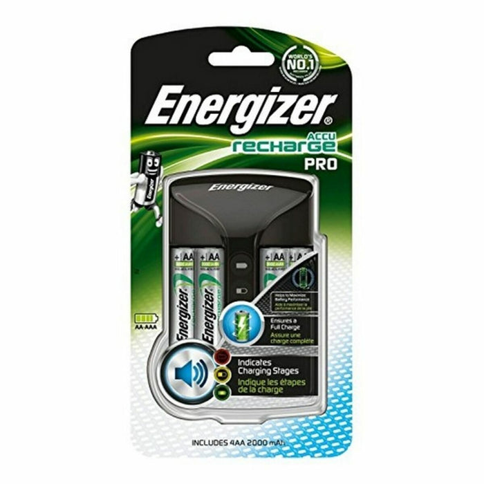 Charger + Rechargeable Batteries Energizer Pro Charger