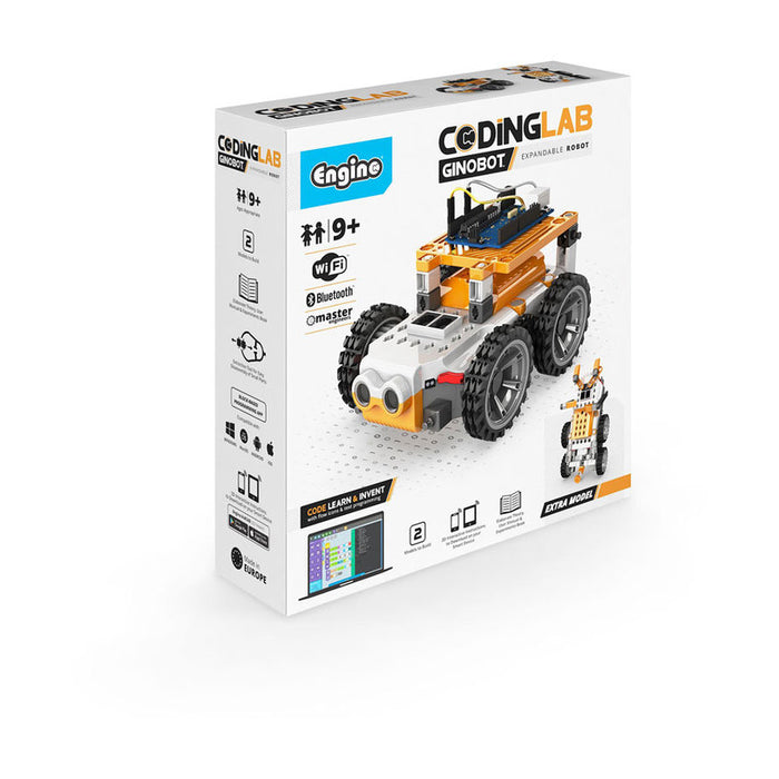 CONSTRUCTOR ROBOT ENGINO CODING LAB GINOBOT
