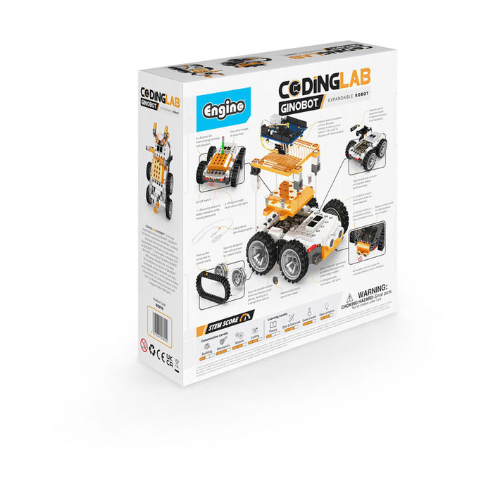 CONSTRUCTOR ROBOT ENGINO CODING LAB GINOBOT
